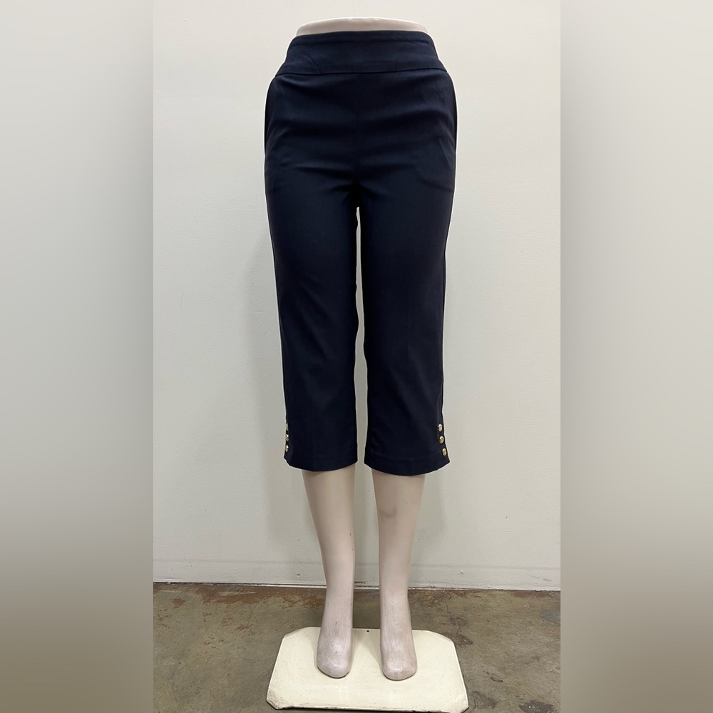 Women's Black Cropped Pants